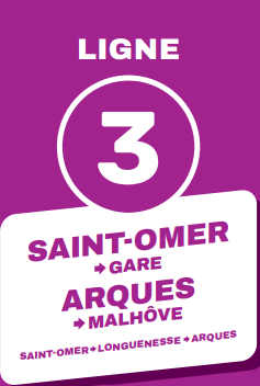 Saint-Omer (Gare) - Arques (Malhôve)
